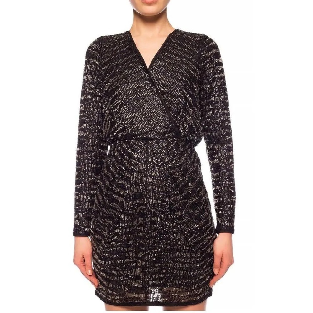 Allsaints ‘Laney’ Dress with Sequins Women's Black size 10